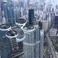 Drohnen über der Stadt: Jeder soll Drohnen gefahrlos nutzen können (Foto: goskyway.com)