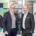 Gabriele Meinhard (CEO Tech Data, links) und Frank Bollere (CEO Green.ch)  (Bild: zVg) 