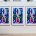 Die Echtheit von wertvollen Kunstdrucken kann mit DNA gekennzeichnet werden. (KI-​generiertes Bild: ETH Zürich)