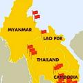 Südostasien: An den markierten Orten werden Betrugszentren vermutet (Grafik: un.org)